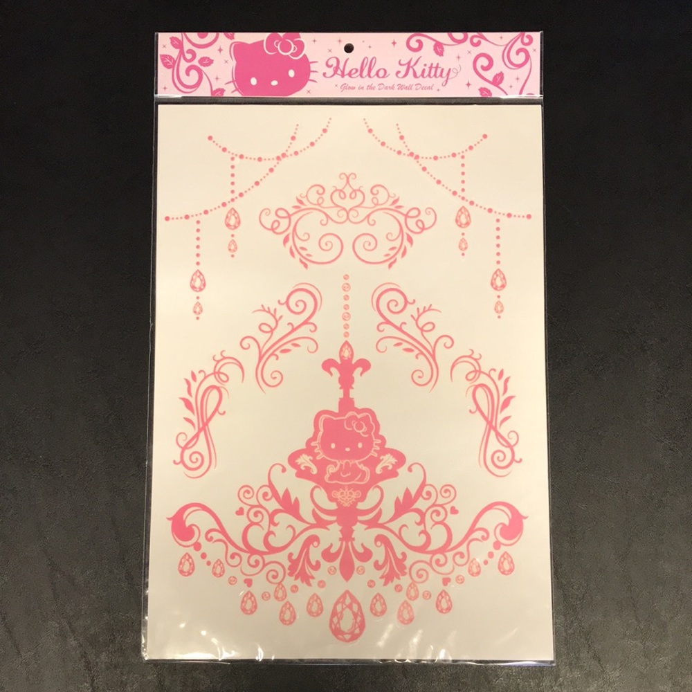 Hello Kitty Sanrio Glow in the Dark Wall Decals